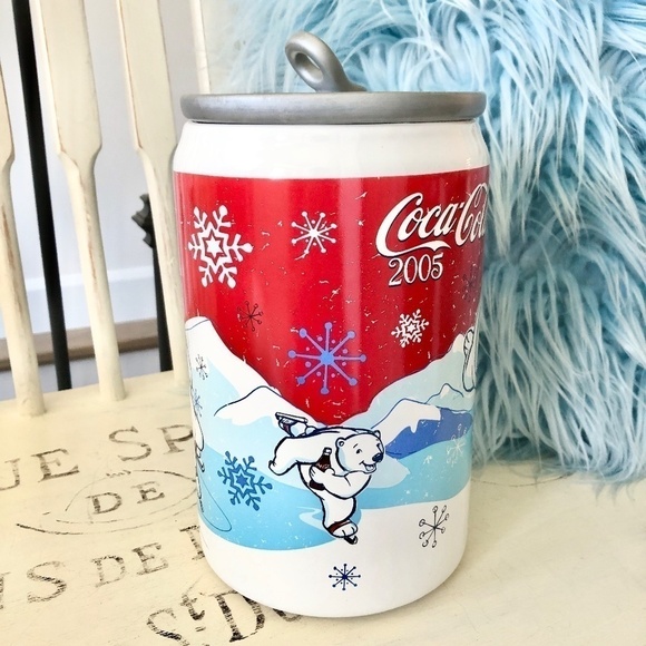 Coca Cola, Can, Ceramic, Cookie Jar, 2005, Coca Cola Polar, Bear, Design - Picture 5 of 15